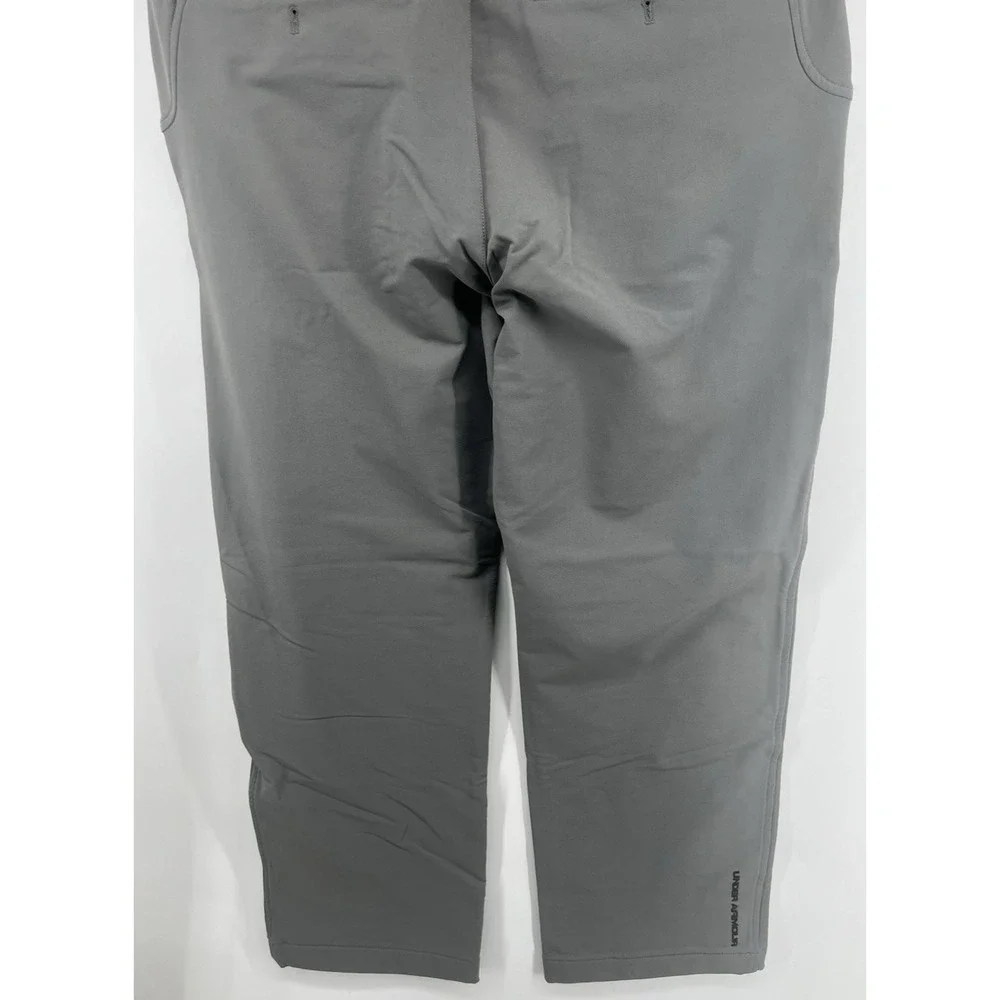 Under Armour Golf Pants Heavyweight Thick Tagged 36 Measure 38 30.5L Gray